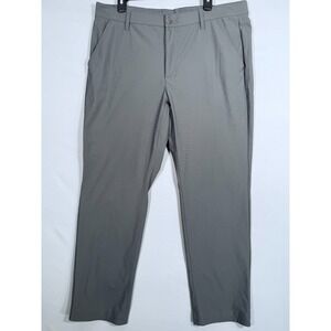 BYLT Basics Everyday Pants Charcoal Men's 39x31" Stretch Chino‎ Golf Rise 11"